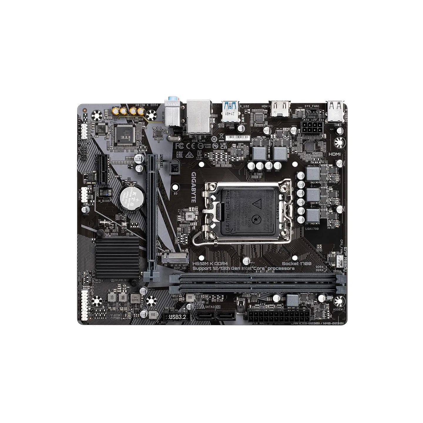 Gigabyte H610M K DDR4 2.0