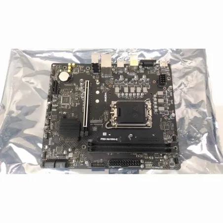 MSI PRO H610M-E | Processor family Intel | Processor socket  LGA1700 | Supported hard disk drive interfaces SATA, M.2 | Number o