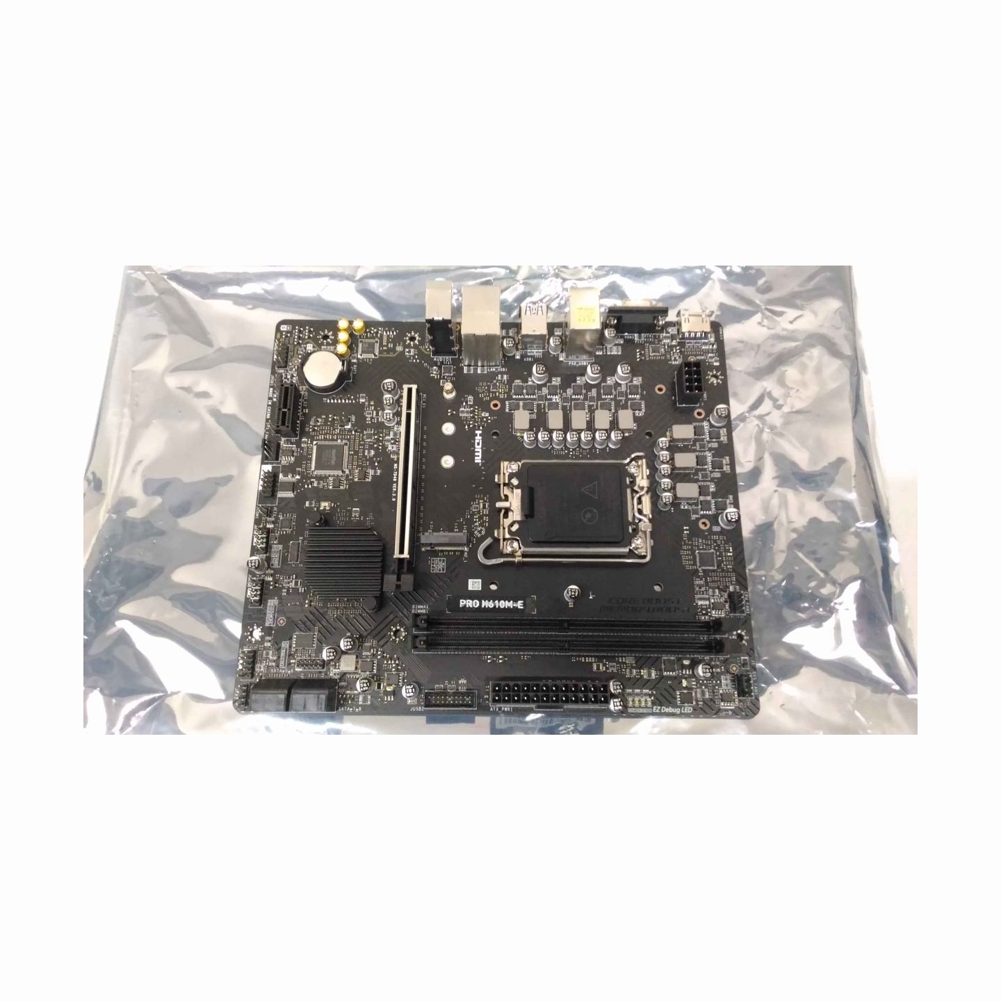 MSI PRO H610M-E | Processor family Intel | Processor socket  LGA1700 | Supported hard disk drive interfaces SATA, M.2 | Number o