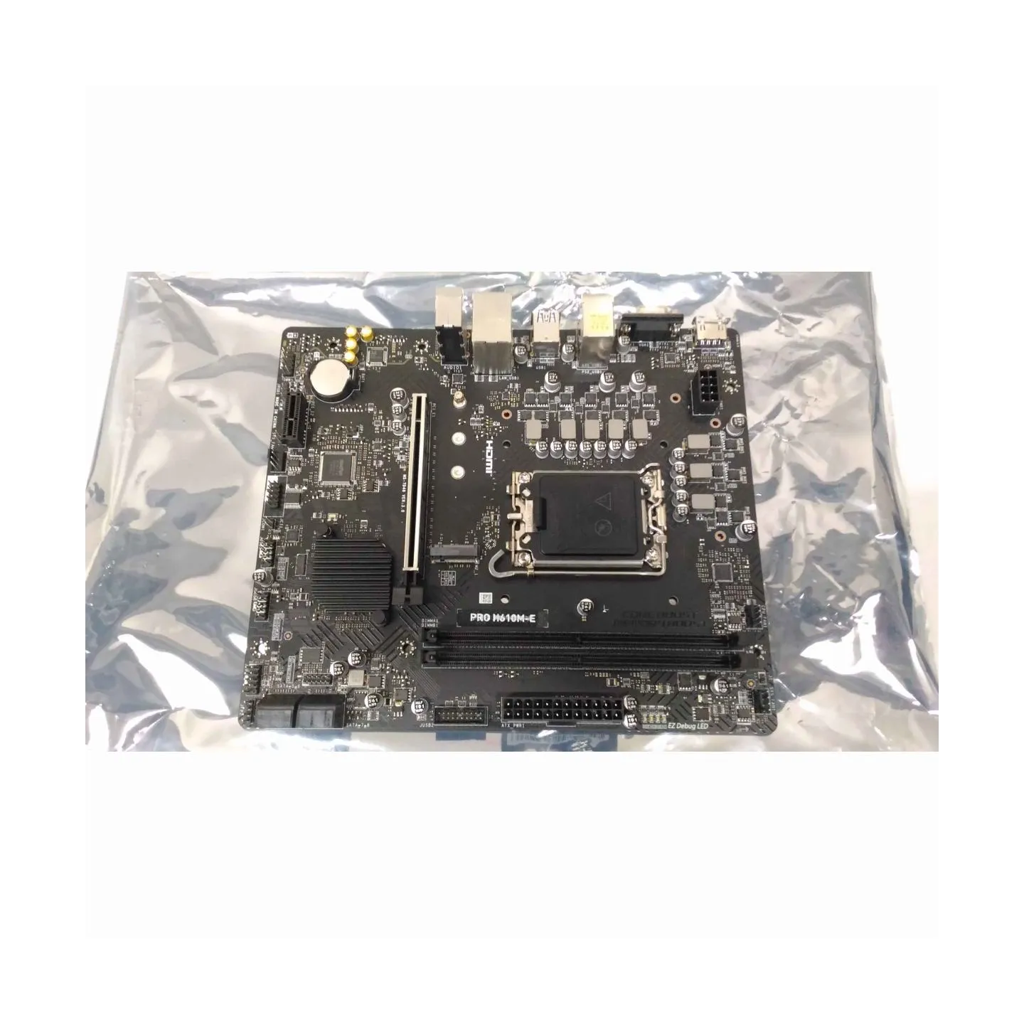 MSI PRO H610M-E | Processor family Intel | Processor socket  LGA1700 | Supported hard disk drive interfaces SATA, M.2 | Number o
