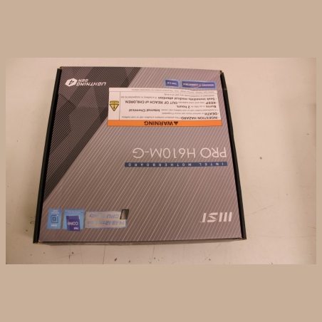 MSI PRO H610M-G | Processor family Intel | Processor socket LGA1700 | DDR5 | Supported hard disk drive interfaces SATA, M.2 | Nu