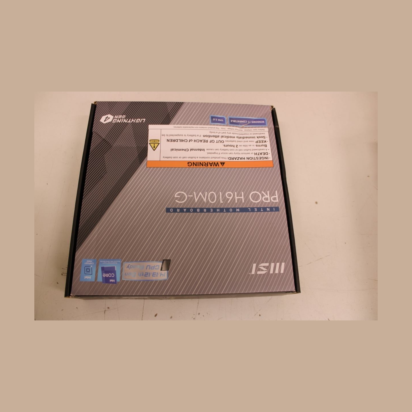 MSI PRO H610M-G | Processor family Intel | Processor socket LGA1700 | DDR5 | Supported hard disk drive interfaces SATA, M.2 | Nu