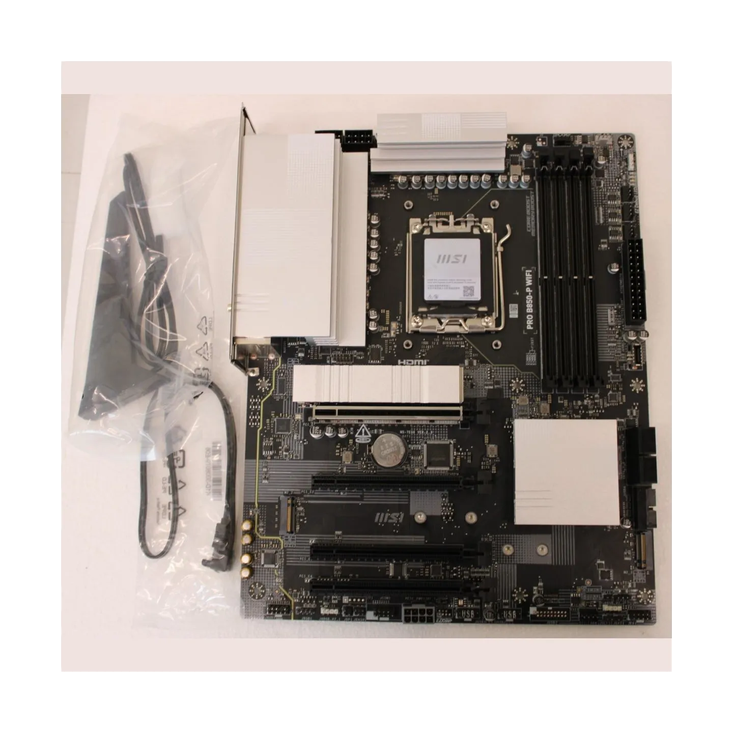 MSI USED, REFURBISHED, WITHOUT  ACCESSORIES, ONLY BACKPANEL INCLUDED
