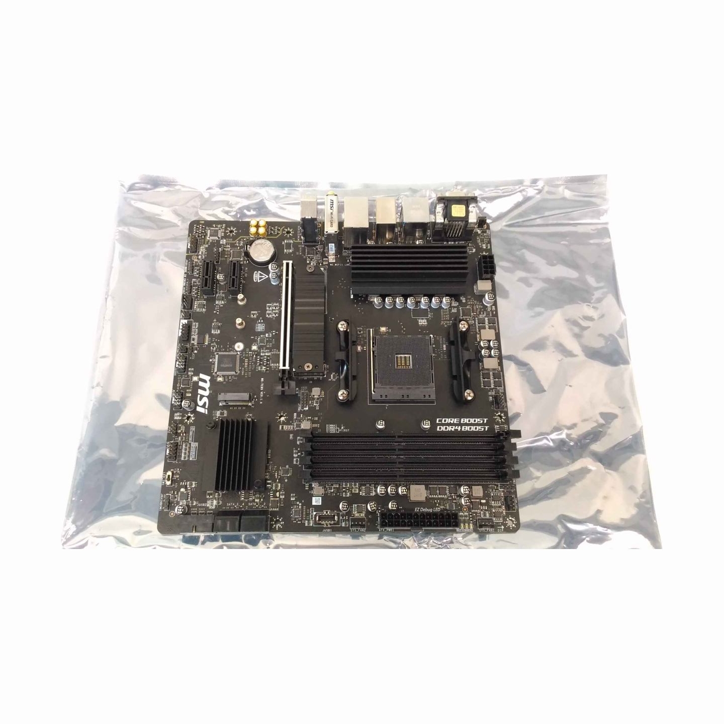 MSI B550M PRO-VDH WIFI | Processor family AMD | Processor socket AM4 | DDR4 | Memory slots 4 | Chipset AMD B | Micro ATX | USED,