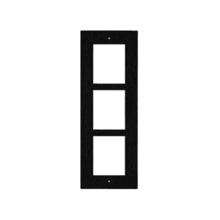 2N ENTRY PANEL 3MOD. FLUSH FRAME/BLACK/ IP VERSO 9155013B 2N
