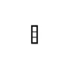 2N ENTRY PANEL 3MOD. FLUSH FRAME/BLACK/ IP VERSO 9155013B 2N