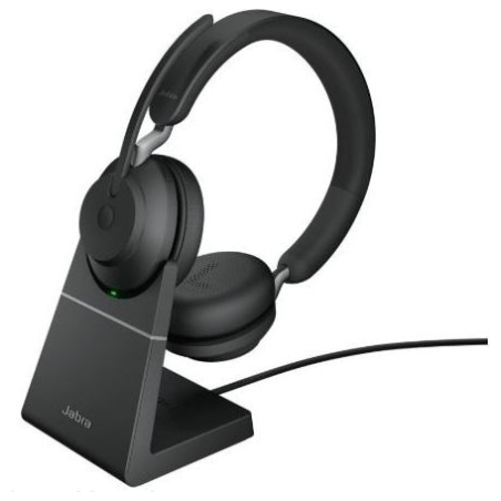 Jabra Headset Evolve2 65 Stand Link380a MS Stereo Black