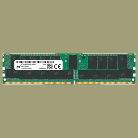 Micron Server Memory Module|MICRON|DDR4|16GB|RDIMM/ECC|3200 MHz|1.2 V|Chip Organization 2048Mx72|MTA18ASF2G72PDZ-3G2R