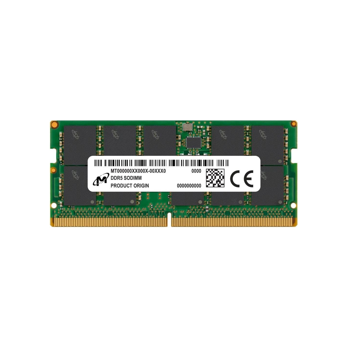 Micron Server Memory Module|MICRON|DDR5|16GB|ECC|5600 MHz|CL 46|1.1 V|MTC10C1084S1TC56BR