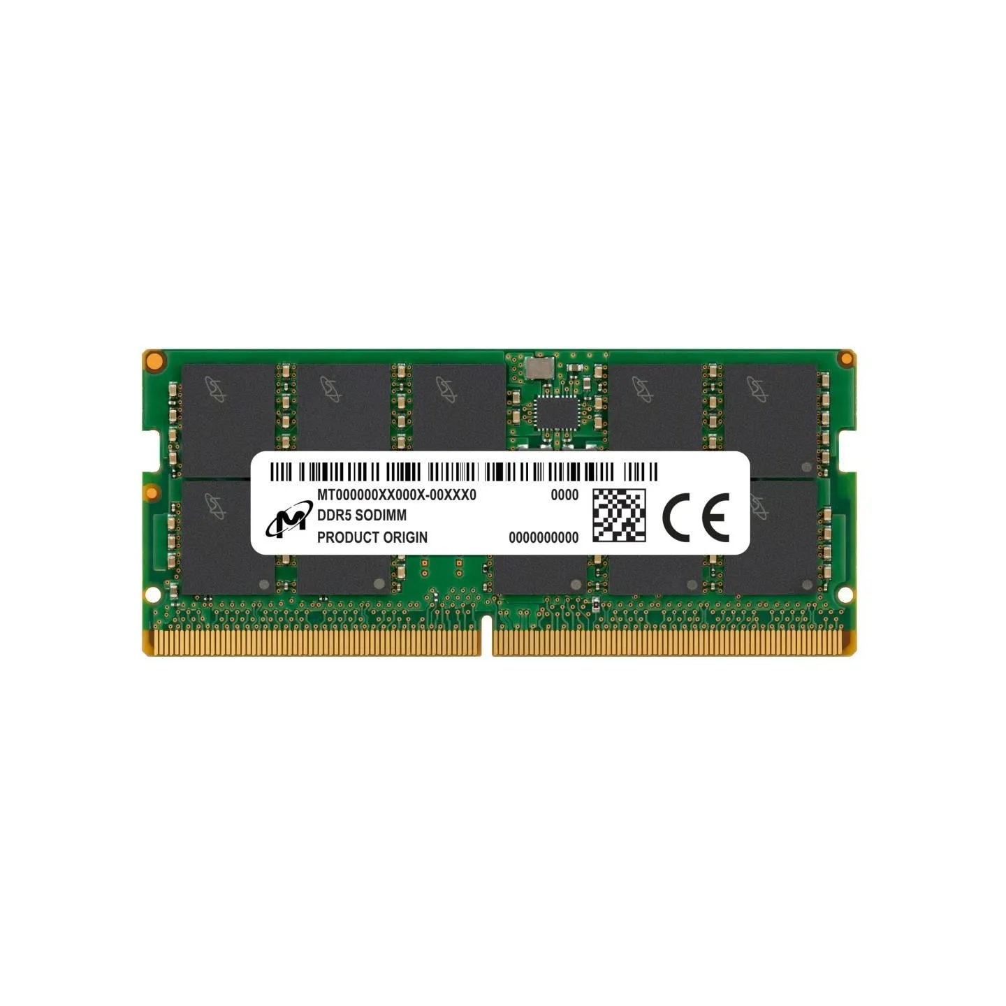 Micron Server Memory Module|MICRON|DDR5|16GB|ECC|5600 MHz|CL 46|1.1 V|MTC10C1084S1TC56BR