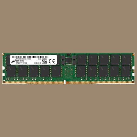 Micron Server Memory Module|MICRON|DDR5|128GB|RDIMM|5600 MHz|CL 46|1.1 V|MTC40F2047S1RC56BR