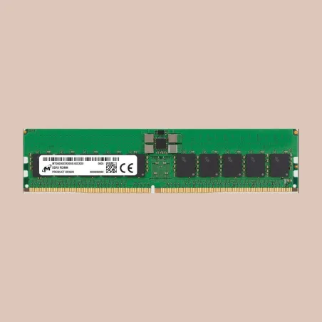 Micron Server Memory Module|MICRON|DDR5|64 GB|Registered (buffered)|5600 MHz|CL 46|1.1 V|288-pin DIMM|ECC Yes|MTC40F2046S1RC56BD