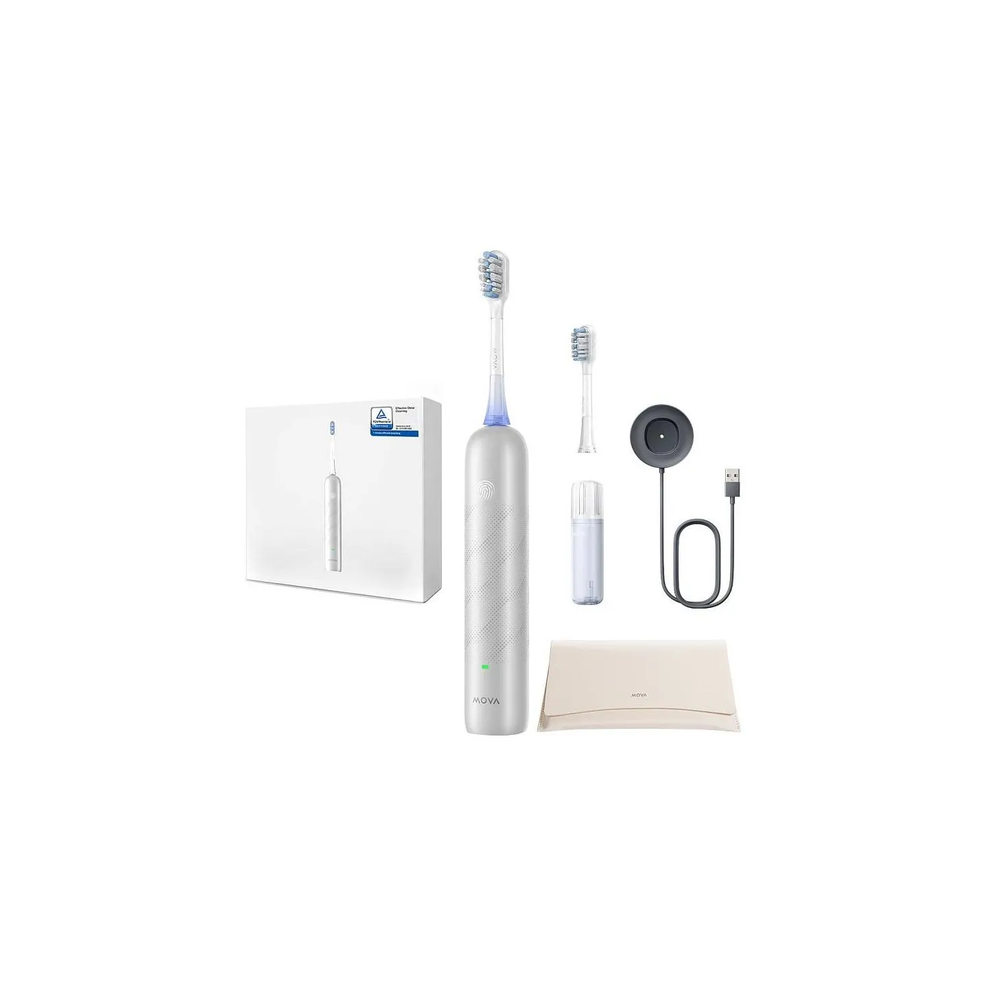 Mova ELECTRIC TOOTHBRUSH/FRESH PRO SILVER ATB15A S MOVA