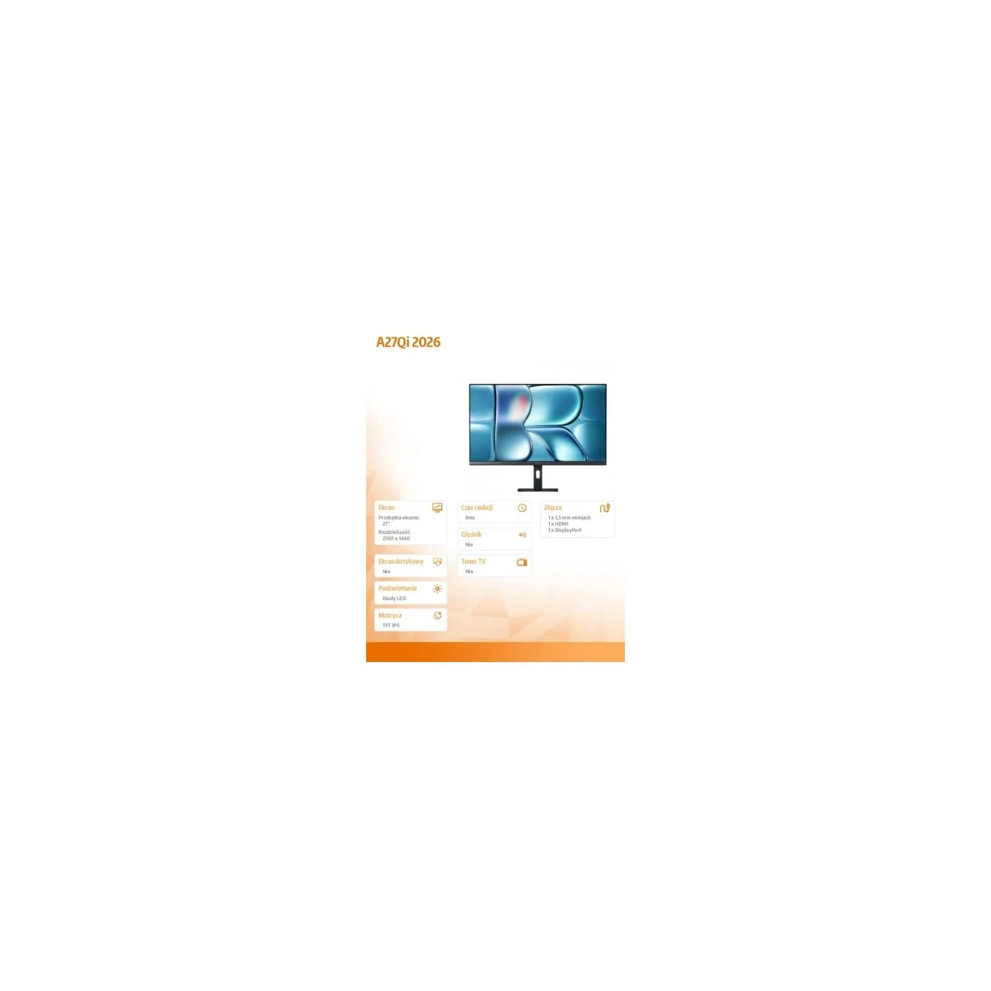 Xiaomi Monitor 27 inch A27Qi 2026 2K
