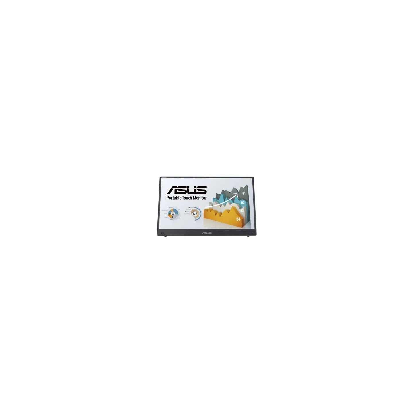 Asus Monitor ZenScreen Touch 15.6 inch MB16AHT FHD (1920 x 1080), IPS, 10-point touch, Mini-HDMI, ergo kickstand, tripod socket,