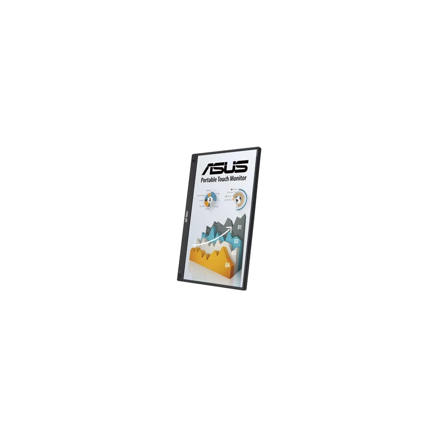 Asus Monitor ZenScreen Touch 15.6 inch MB16AHT FHD (1920 x 1080), IPS, 10-point touch, Mini-HDMI, ergo kickstand, tripod socket,