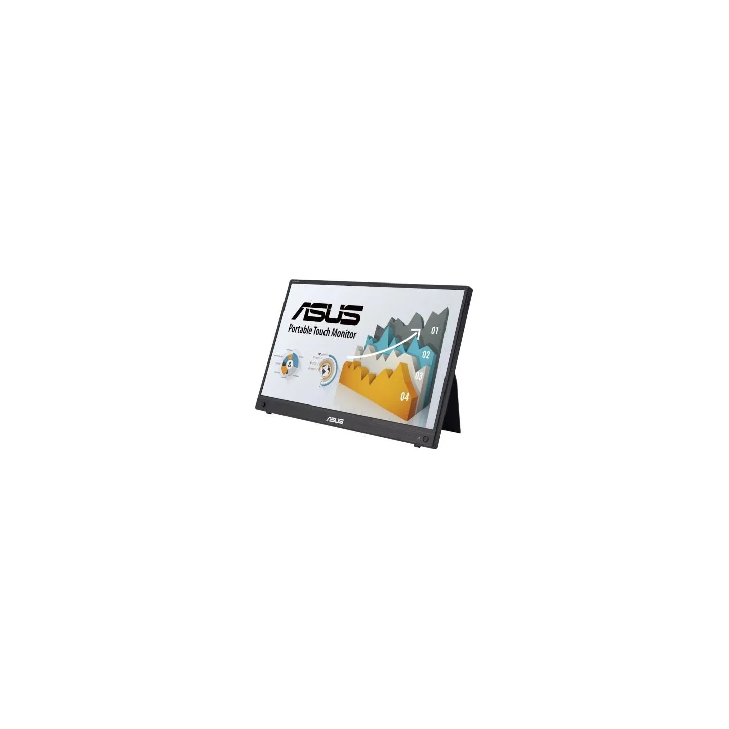 Asus Monitor ZenScreen Touch 15.6 inch MB16AHT FHD (1920 x 1080), IPS, 10-point touch, Mini-HDMI, ergo kickstand, tripod socket,