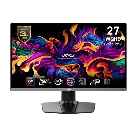MSI Monitor MPG 271QRX QD-OLED 26.5 inches/LED/WQHD/FLAT/360Hz/Black