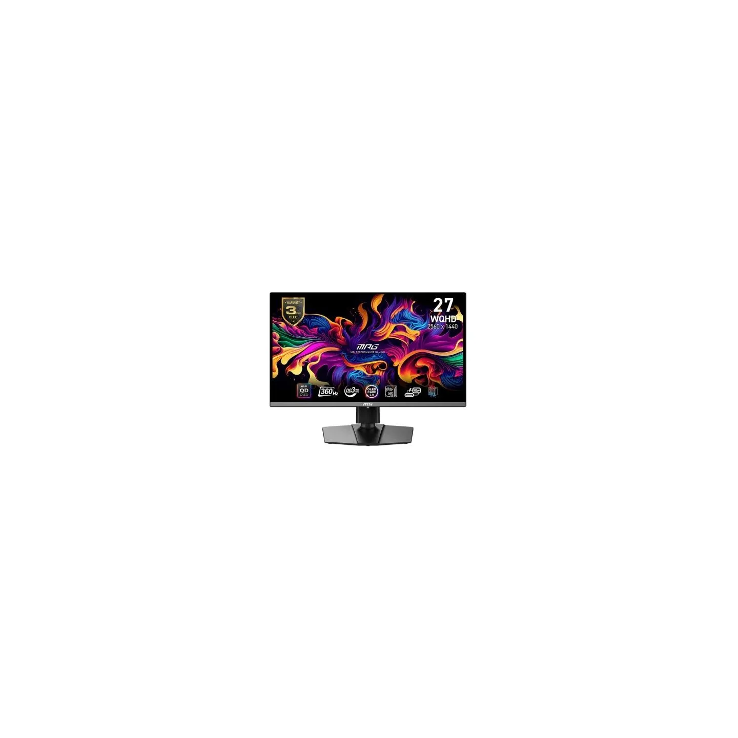 MSI Monitor MPG 271QRX QD-OLED 26.5 inches/LED/WQHD/FLAT/360Hz/Black