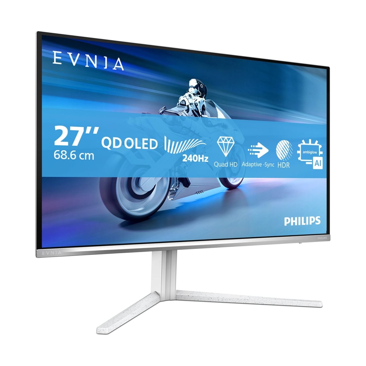 Philips Monitor 27M2N6501L 26.5 cala QD OLED 240Hz HDMIx2 DP Pivot