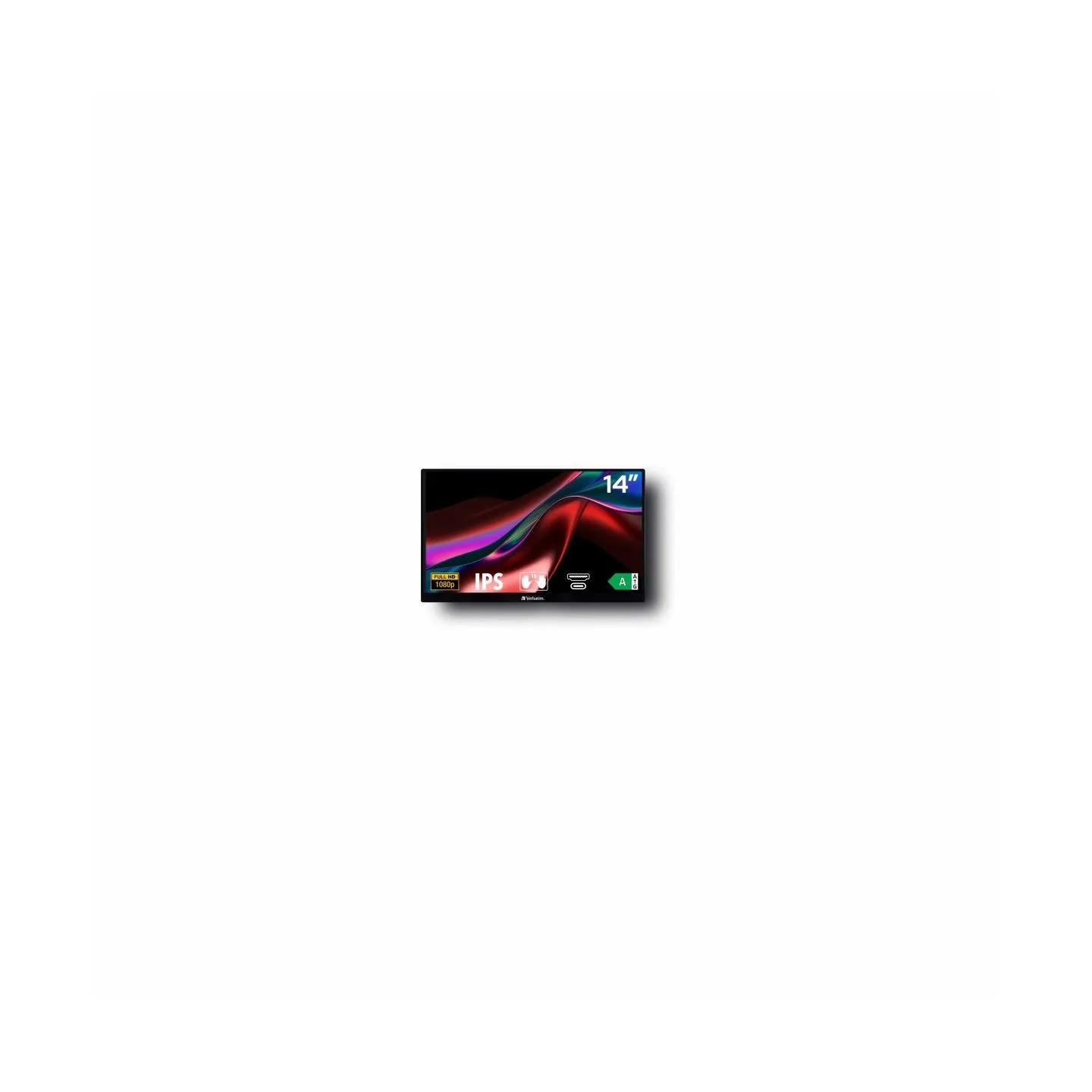 Verbatim Portable Touchscreen Monitor Full HD 1080p