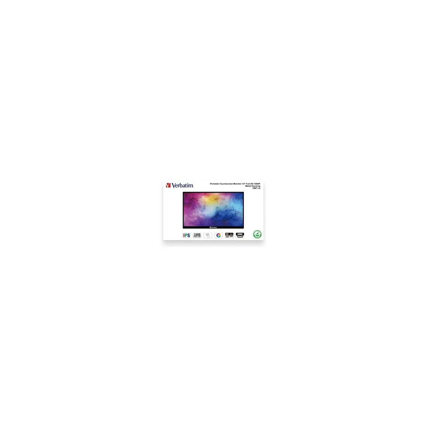 Verbatim Portable Touchscreen Monitor Full HD 1080p
