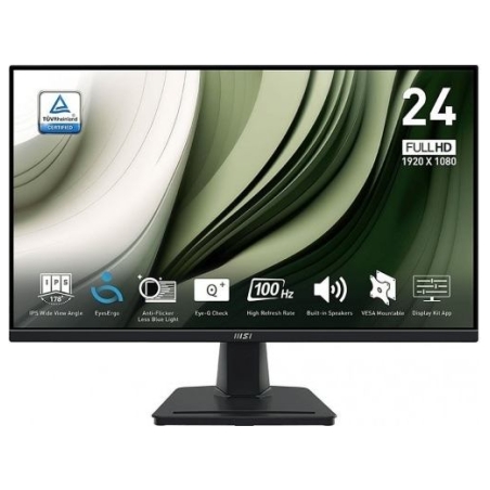 MSI Monitor 23.8 inches PRO MP245G LED/FHD/Flat/100Hz/black