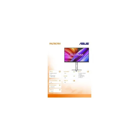Asus Monitor 27 cali PA278CFRV IPS QHD 100Hz HDMI DP