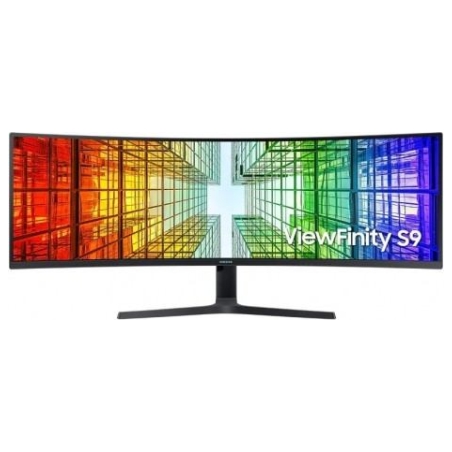Samsung Monitor 49 inches ViewFinity S9 VA 5120x1440 DQHD 32:9 2xHDMI 1xUSB-C (90W) 1xDP 3xUSB 3.0 LAN (RJ45) 4ms HAS speakers c