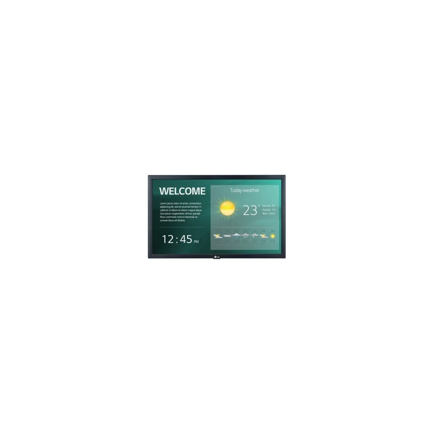 LG Monitor 22 inches 22SM3G 250cd/m2 16/7