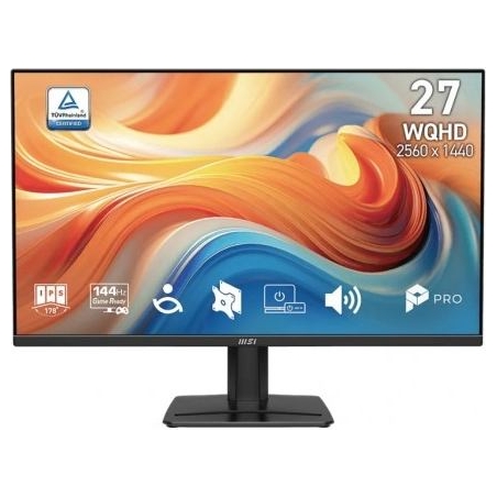 MSI Monitor PRO MP275Q E14 27 inches/LED/WQHD/Flat/144Hz/Black