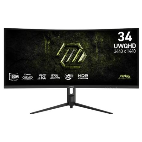 MSI Monitor 34 inches MAG 342CQRF E20 UWQHD/Curved/200Hz/black