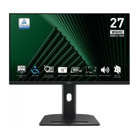 MSI Monitor PRO MP275QPG 27-inch LED/WQHD/Flat/100Hz/Black