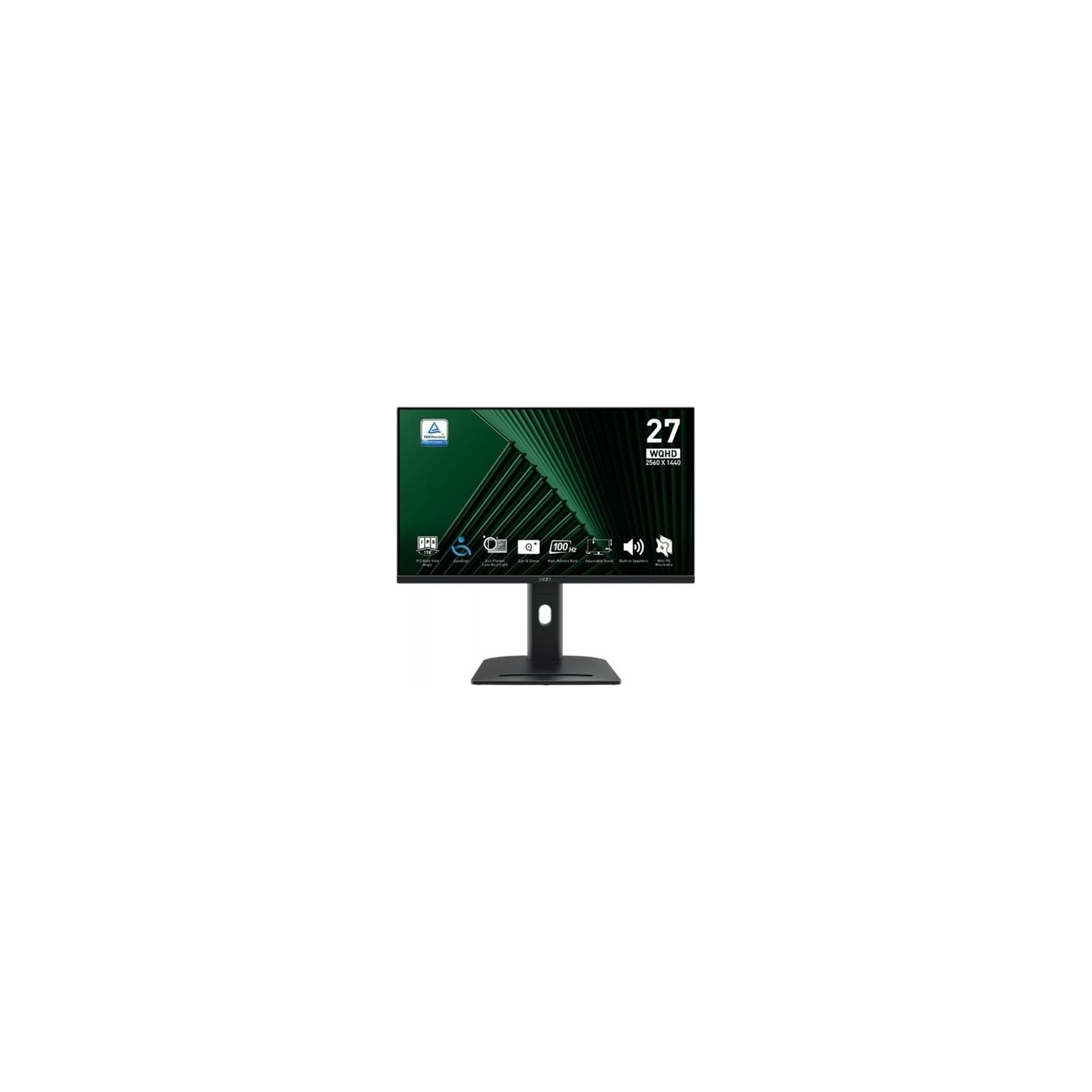 MSI Monitor PRO MP275QPG 27-inch LED/WQHD/Flat/100Hz/Black