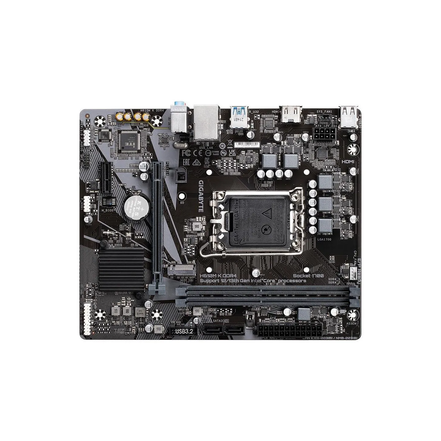 Gigabyte H610M K DDR4