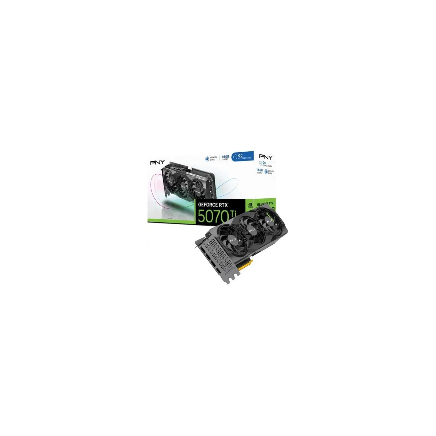 PNY Graphics card GeForce RTX 5070 Ti OC 3F 16GB 256-bit 896GB/s