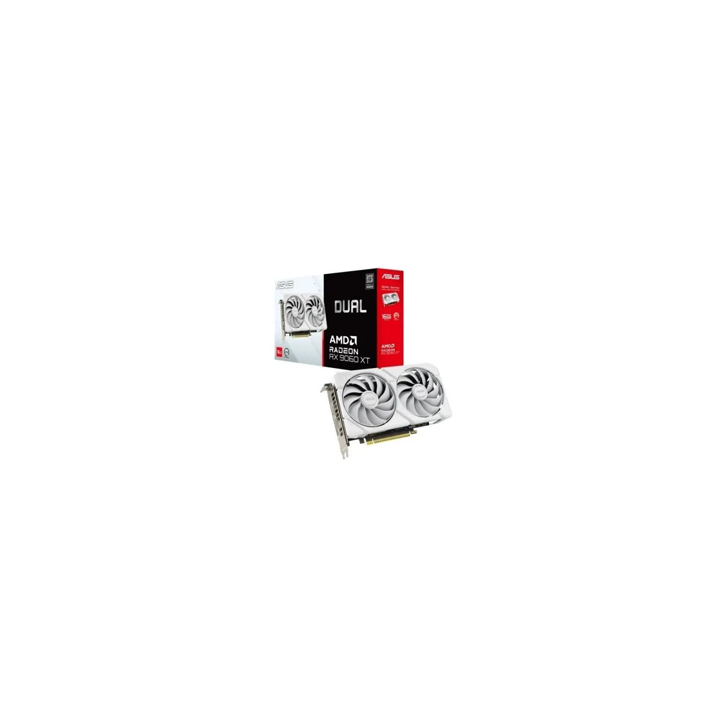 Asus Graphics card Radeon RX 9060 XT DUAL-RX9060XT-16G-WHITE