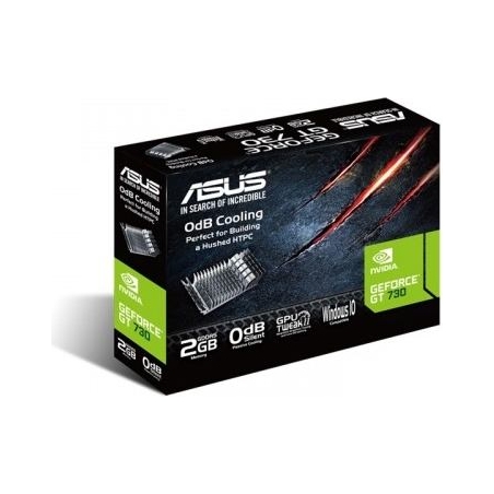 Asus Graphics card GeForce GT730 2GB DDR5 PCI 2.0 64BIT DVI-D/HDMI/HDCP