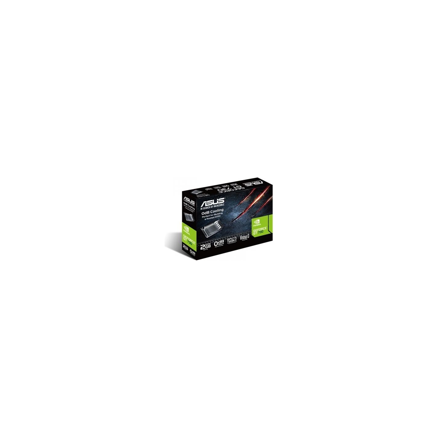 Asus Graphics card GeForce GT730 2GB DDR5 PCI 2.0 64BIT DVI-D/HDMI/HDCP