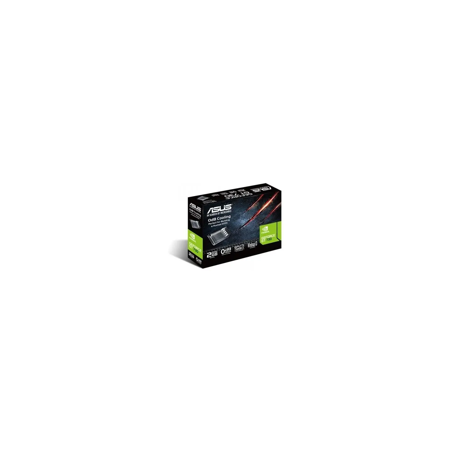 Asus Graphics card GeForce GT730 2GB DDR5 PCI 2.0 64BIT DVI-D/HDMI/HDCP