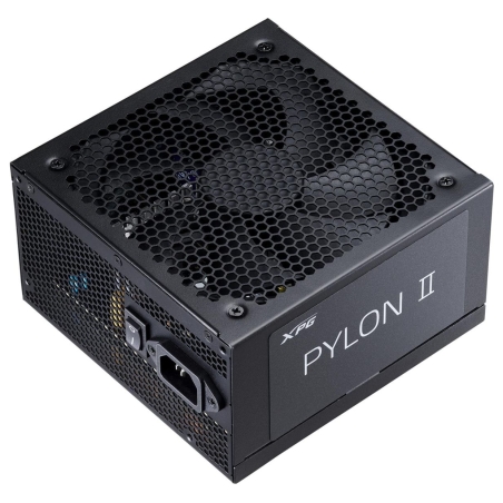 A-Data Power Supply|ADATA|XPG PYLON II|ATX 3.1|650 Watts|Efficiency 80 PLUS BRONZE|MTBF 100000 hours|PYLON650IIB-BKCEU