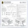 Lian Li Power Supply|LIAN LI|ATX|PC|100 - 240 V|1200 W|G9P.RS1200G.WH00.EU