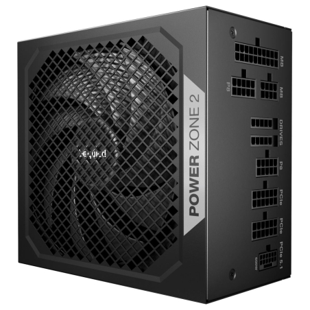 Be Quiet Power Supply|BE QUIET|POWER ZONE 2|1000 Watts|Peak Power 1070 Watts|Efficiency 80 PLUS PLATINIUM|MTBF 100000 hours|BP00