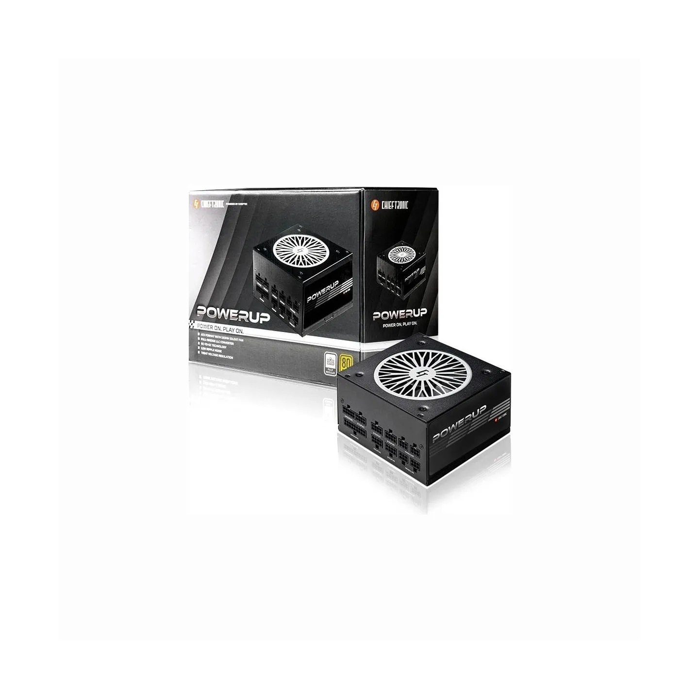 Chieftec Power Supply|CHIEFTEC|850 Watts|Efficiency 80 PLUS GOLD|PFC Active|GPX-850FC