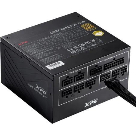 A-Data Power Supply|ADATA|XPG CORE REACTOR II VE|850 Watts|Efficiency 80 PLUS GOLD|COREREACTORIIVE850G-BKCEU