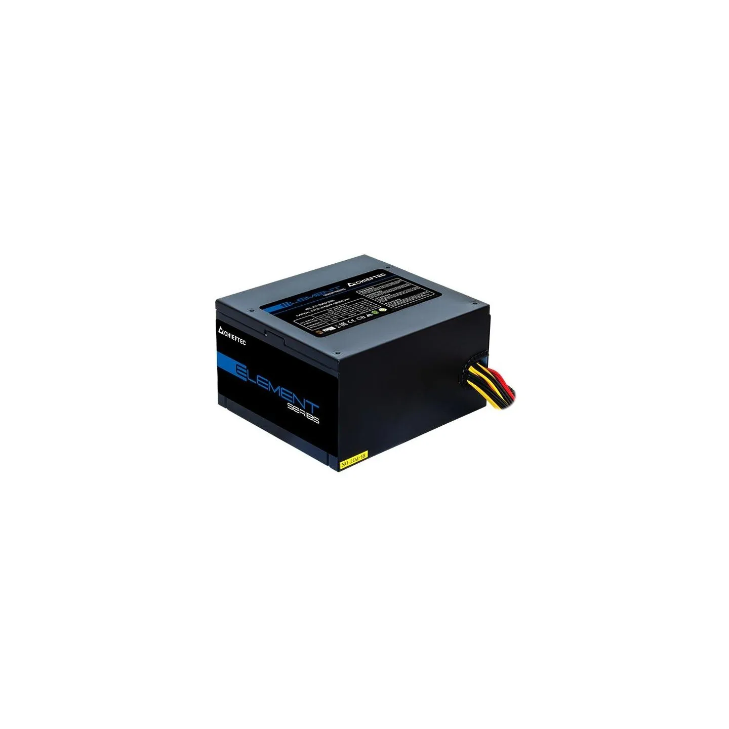 Chieftec Power Supply|CHIEFTEC|600 Watts|Efficiency 80 PLUS BRONZE|PFC Active|ELP-600S