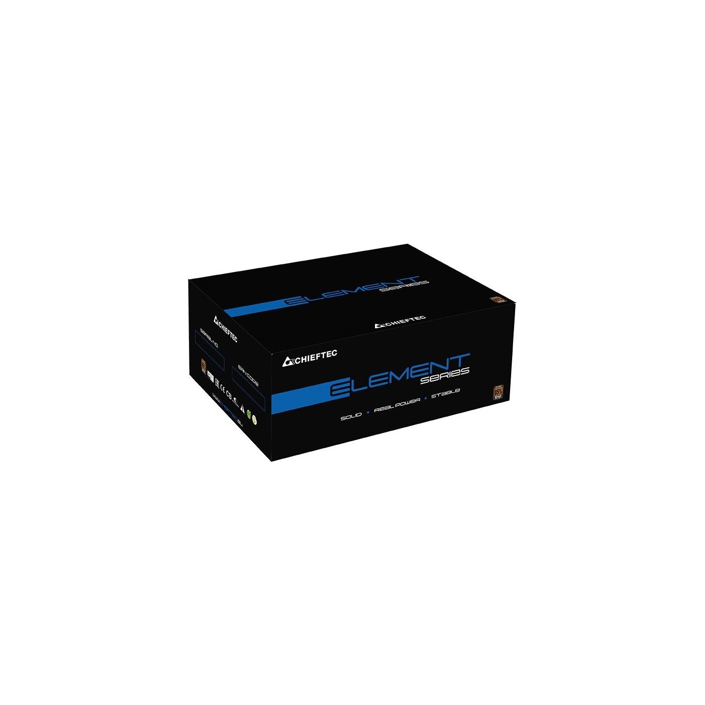 Chieftec Power Supply|CHIEFTEC|600 Watts|Efficiency 80 PLUS BRONZE|PFC Active|ELP-600S