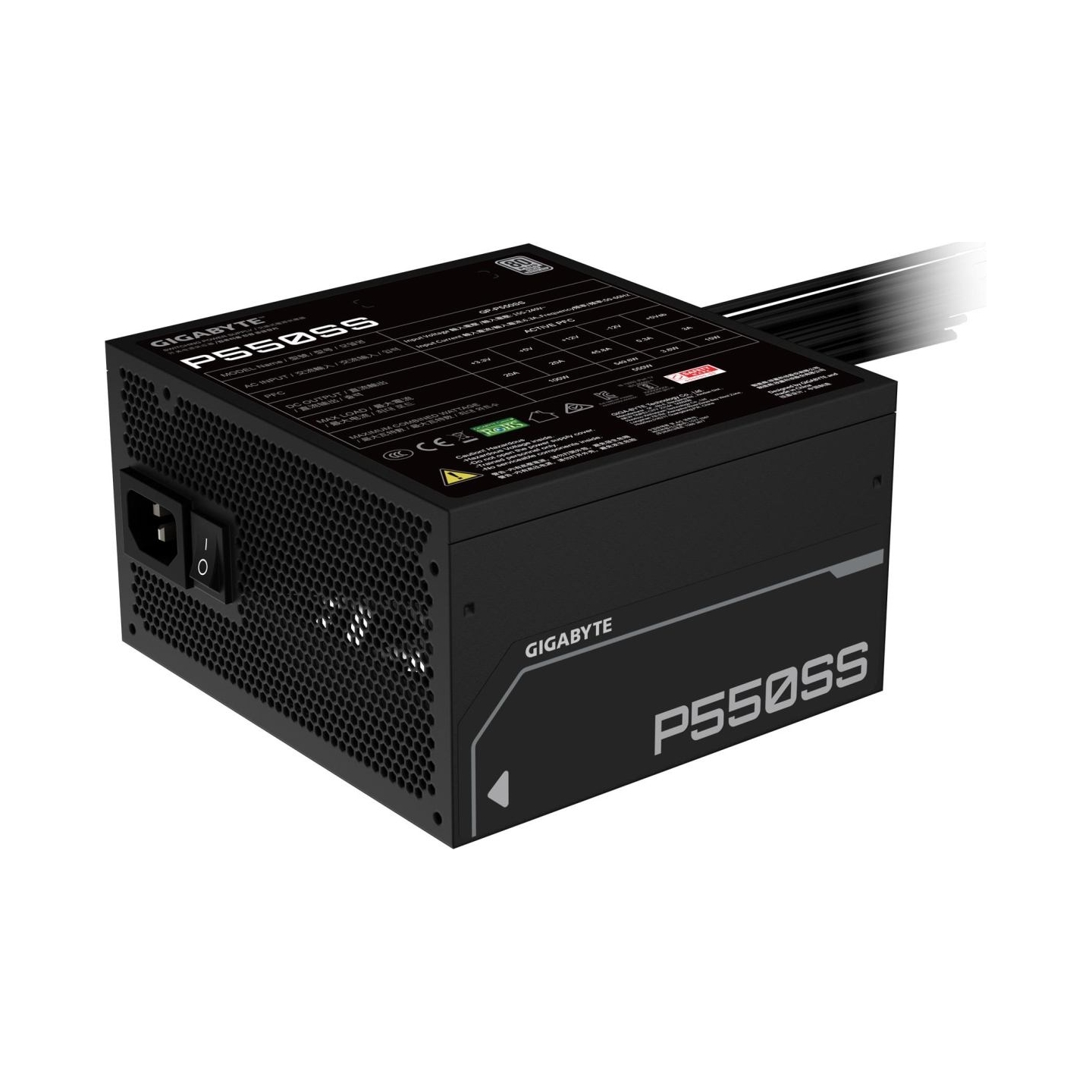 Gigabyte Power Supply|GIGABYTE|GP-P650SS|650 Watts|GP-P650SS