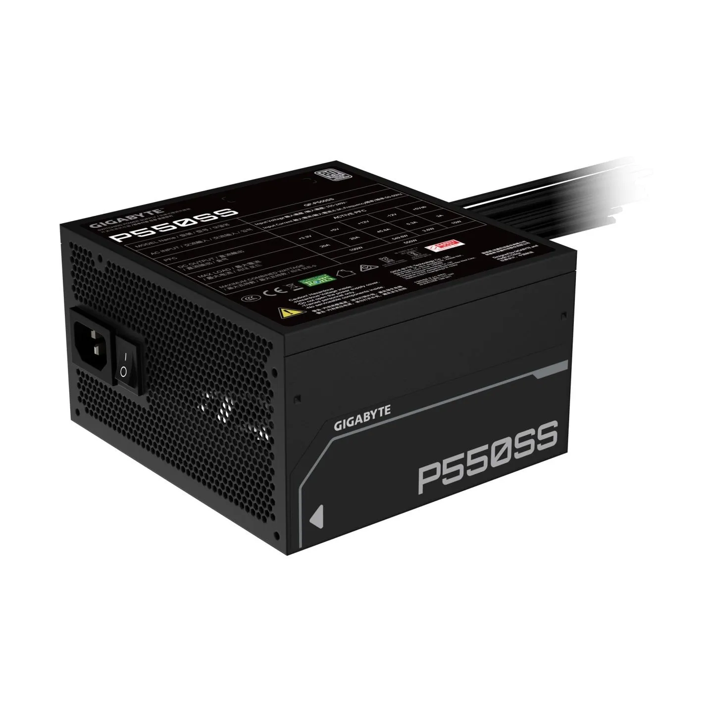 Gigabyte Power Supply|GIGABYTE|GP-P650SS|650 Watts|GP-P650SS