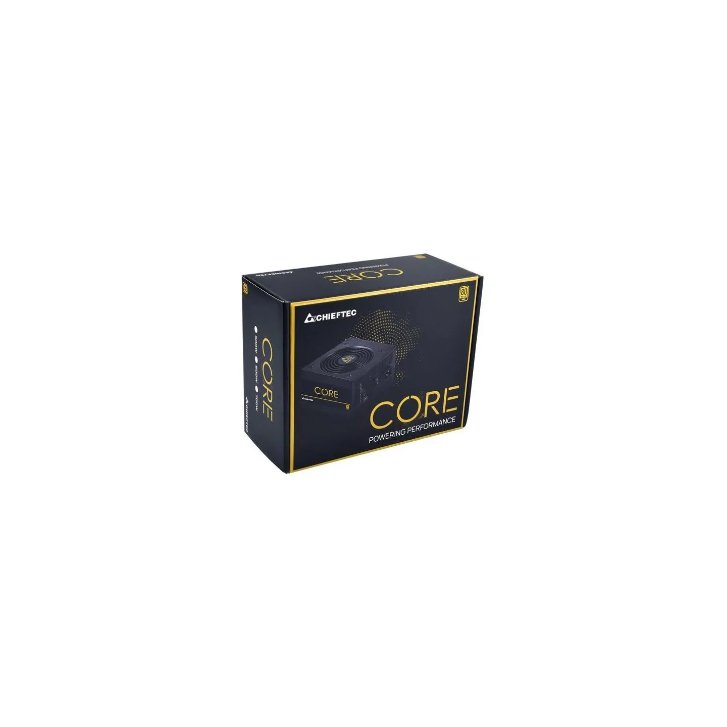 Chieftec Power Supply|CHIEFTEC|500 Watts|Efficiency 80 PLUS GOLD|PFC Active|BBS-500S